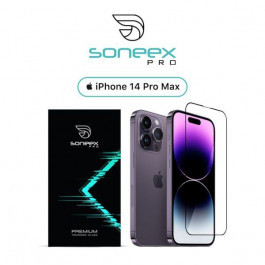 Soneex Tempered Glass Pro Full Silk Screen Black для iPhone 14 Pro Max