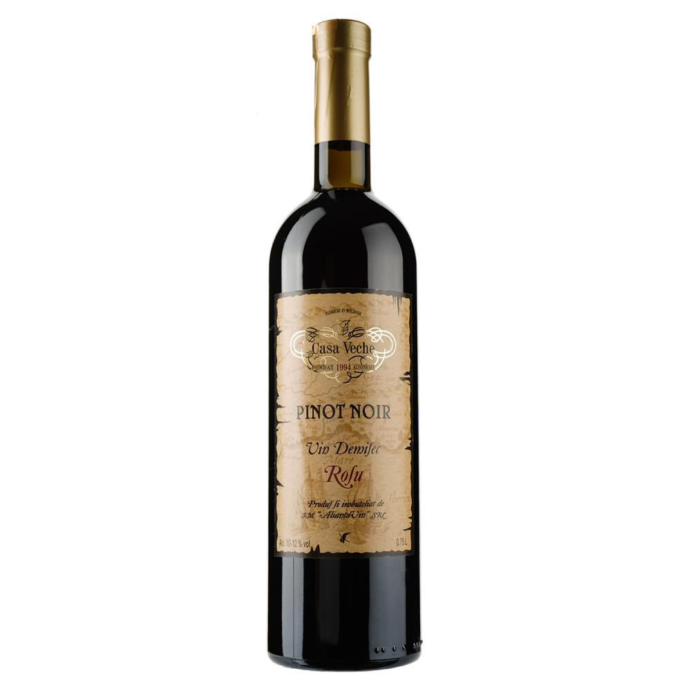 Alianta Vin Вино  Casa Veche Pinot Noir, червоне, напівсухе, 10-12%, 0,75 л (4840042011567) - зображення 1