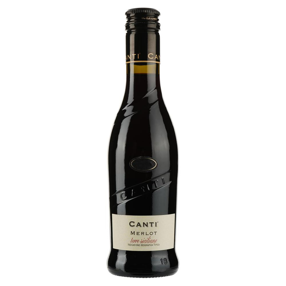 Canti Вино Merlot Terre Siciliane красное сухое 0.25 л 13% (8005415045372) - зображення 1