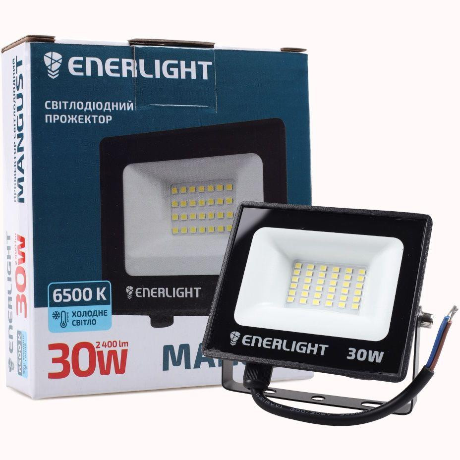 Enerlight LED прожектор MANGUST 30W 6500K IP65 (MANGUST30SMD80С) - зображення 1