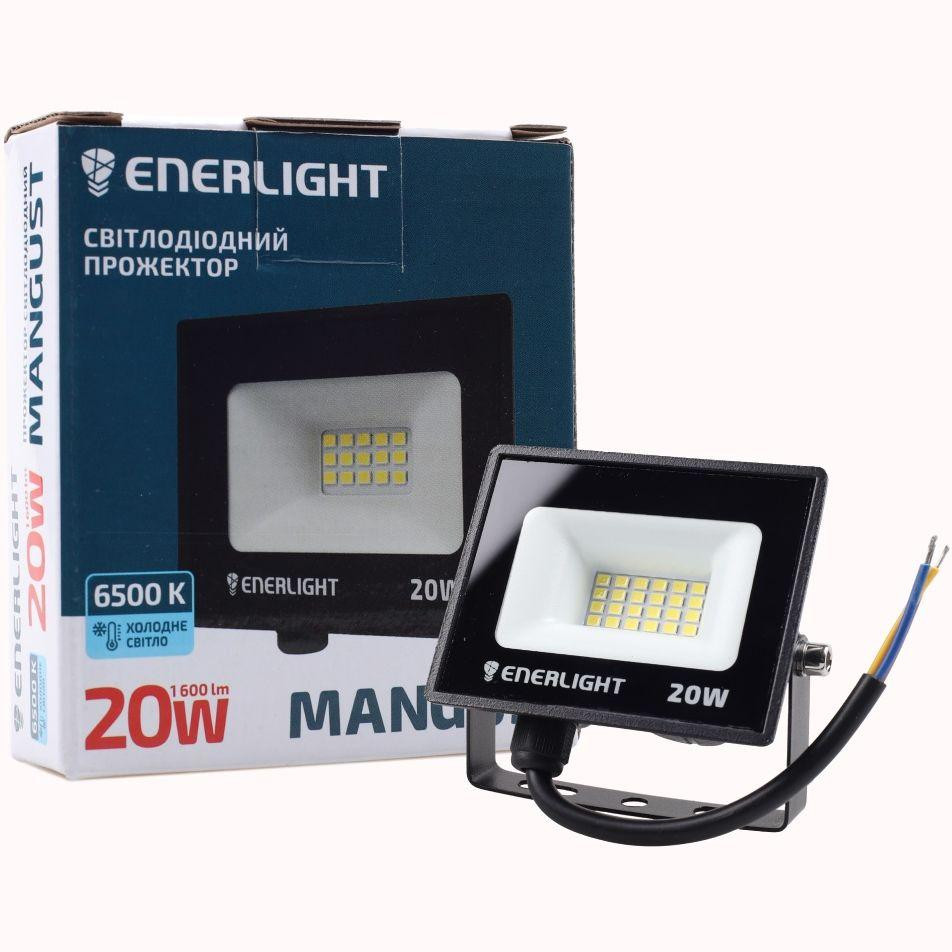 Enerlight LED прожектор MANGUST 20W 6500K IP65 (MANGUST20SMD80С) - зображення 1