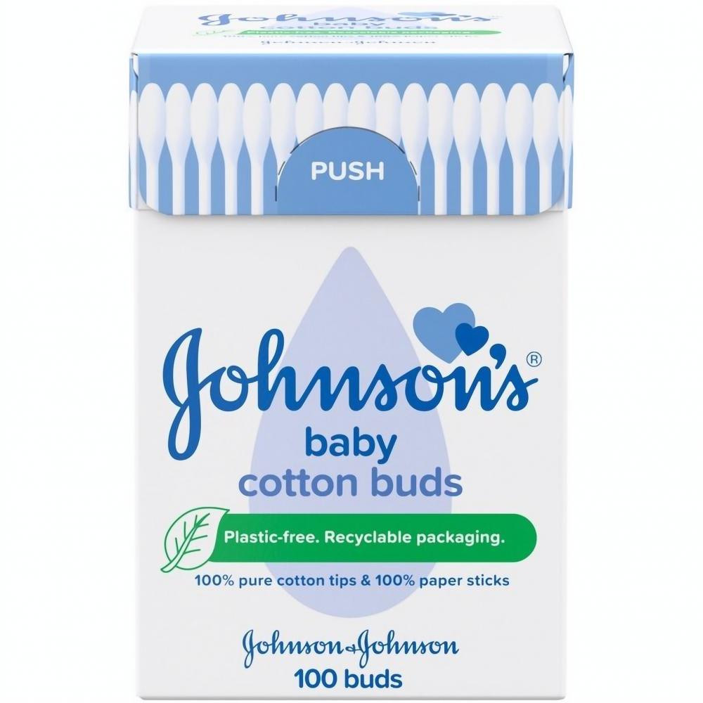 Johnson's Baby Ватные палочки для детей 100 шт. - зображення 1