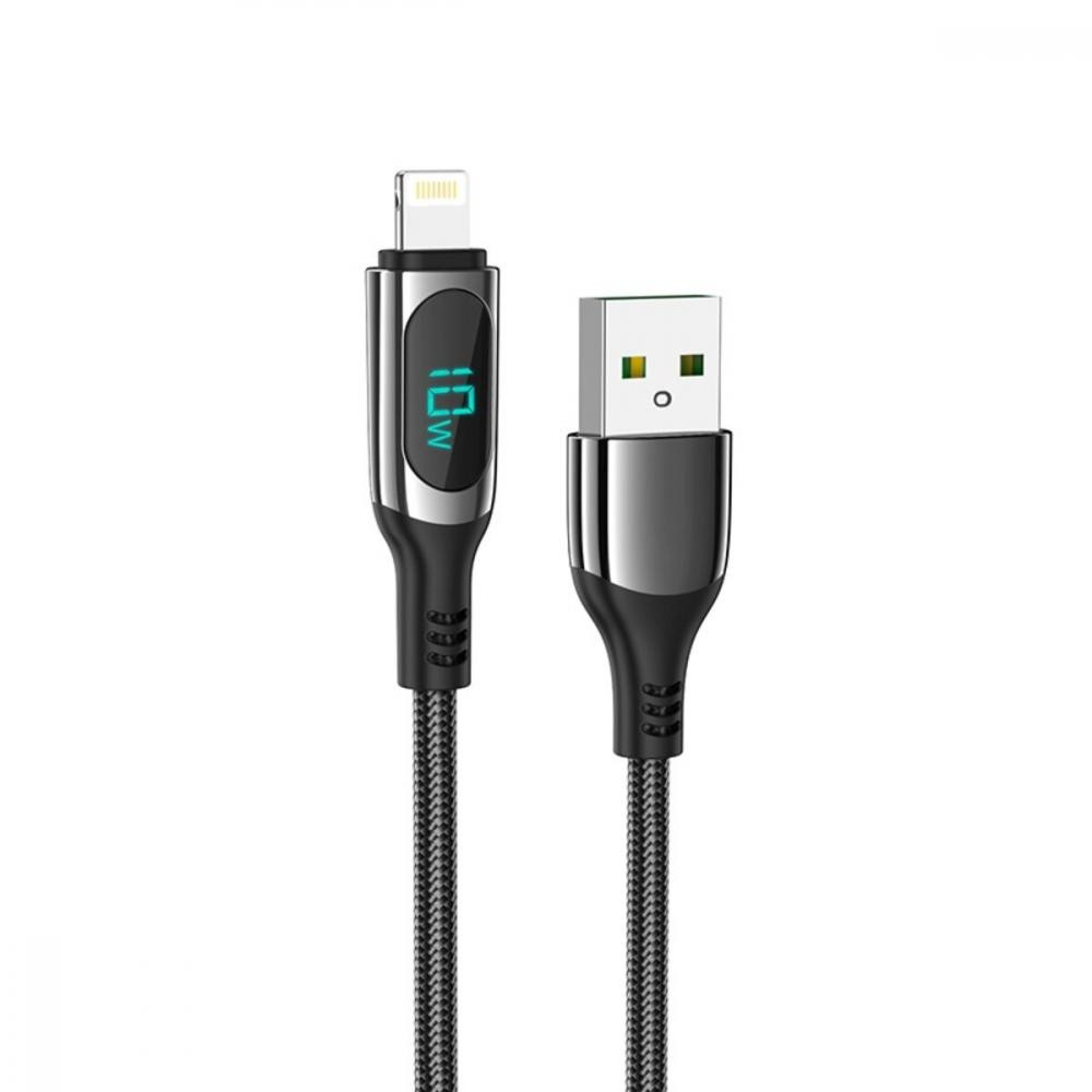 Hoco S51 Extreme USB-A to Lightning 1.2m Black (6931474749215) - зображення 1