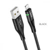 Hoco U93 Shadow USB-A to Lightning 1.2m Black (6931474732132) - зображення 1