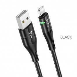Hoco U93 Shadow USB-A to Lightning 1.2m Black (6931474732132)