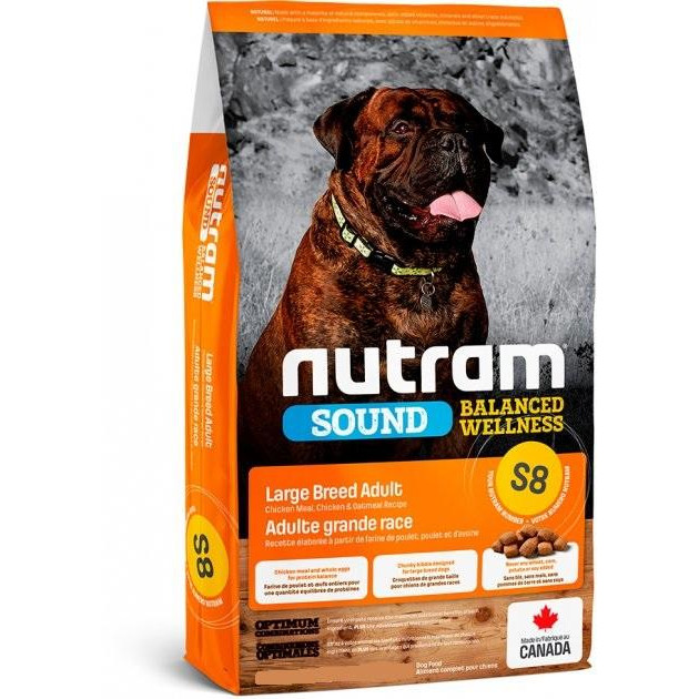 Nutram S8 Sound Balanced Wellness Adult Large Breed 20 кг - зображення 1