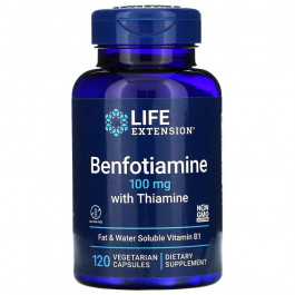 Life Extension Бенфотіамін з тіаміном (Benfotiamine with Theamine) 120 капсул