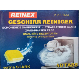 Reinex Таблетки для мытья посуды в посудомоечной машине  Ultra 40 шт (4068400010124)