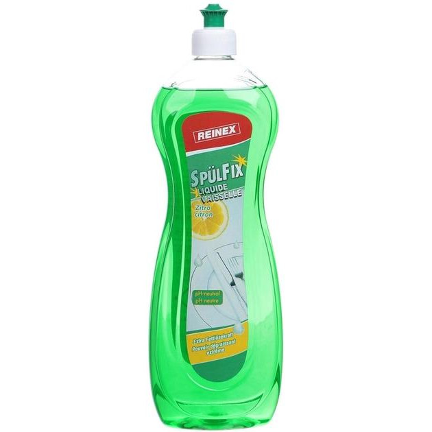 Reinex Жидкое средство для мытья посуды Лимон 1 л (4068400000736) - зображення 1