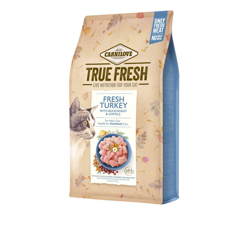 Carnilove True Fresh Cat Turkey 0,34 кг (8595602561445) - зображення 1