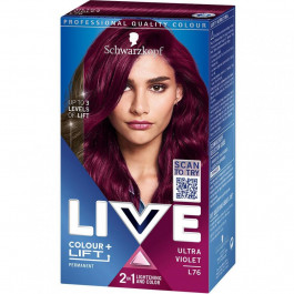 Live Фарба для волосся  Color+Lift L76 Шокуючий фіолетовий