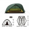 Naturehike Star-River 2P Camping Tent NH17T012-T, 210T / army green - зображення 4