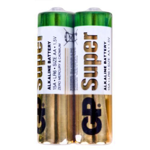 GP Batteries AA bat Alkaline 1шт Super (GP15A-2SB4) - зображення 1