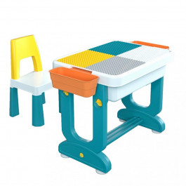 LAMOSA Детский столик и стульчик 6 в 1 разноцветный (PP-004)