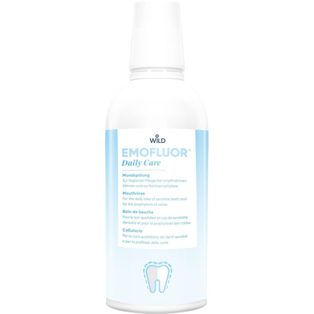 Dr.Wild Ополіскувач для порожнини рота  Emofluor Daily Care 500 мл (7611841702423) - зображення 1