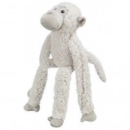 Trixie Іграшка для собак  Мавпа зі звуком 40 см біла (4011905348216)