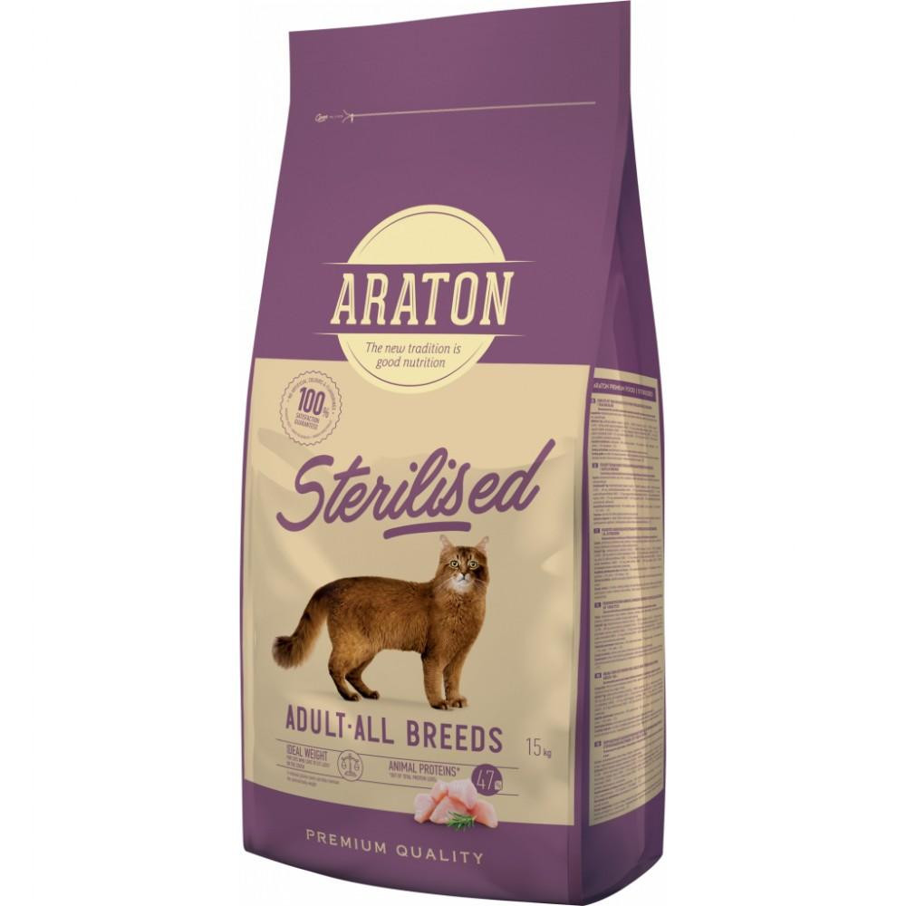 Araton Sterilised Adult All Breeds 15 кг (ART45641) - зображення 1