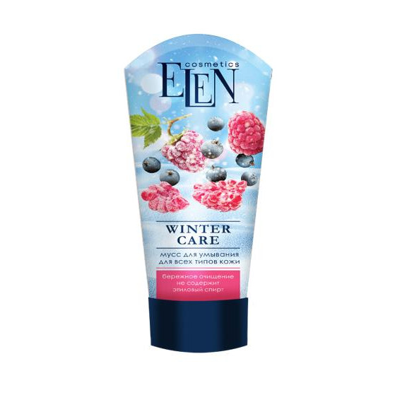 Elen Cosmetics Мус для обличчя  Winter care очищающий, 150 мл - зображення 1