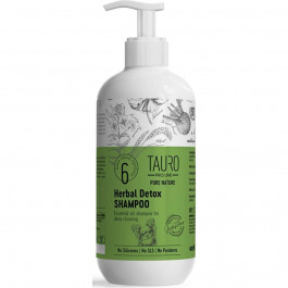 Tauro Pro Line Шампунь для глибокого очищення шерсті собак та котів  Pure Nature Herbal Detox 400 мл