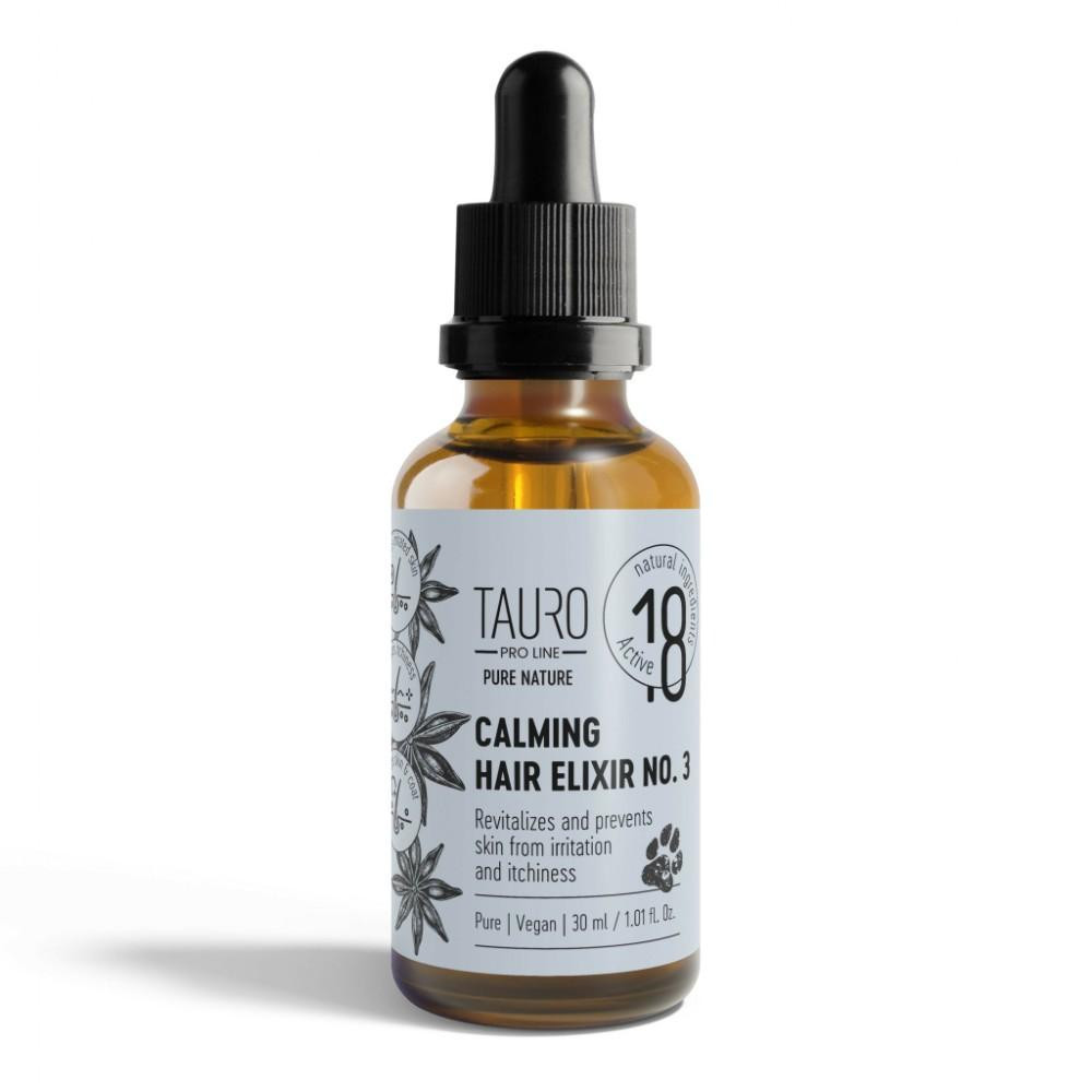Tauro Pro Line Заспокійливий еліксир для шкіри і шерсті собак і котів TPL Pure Nature Calming Hair Elixir No.3, 30m - зображення 1
