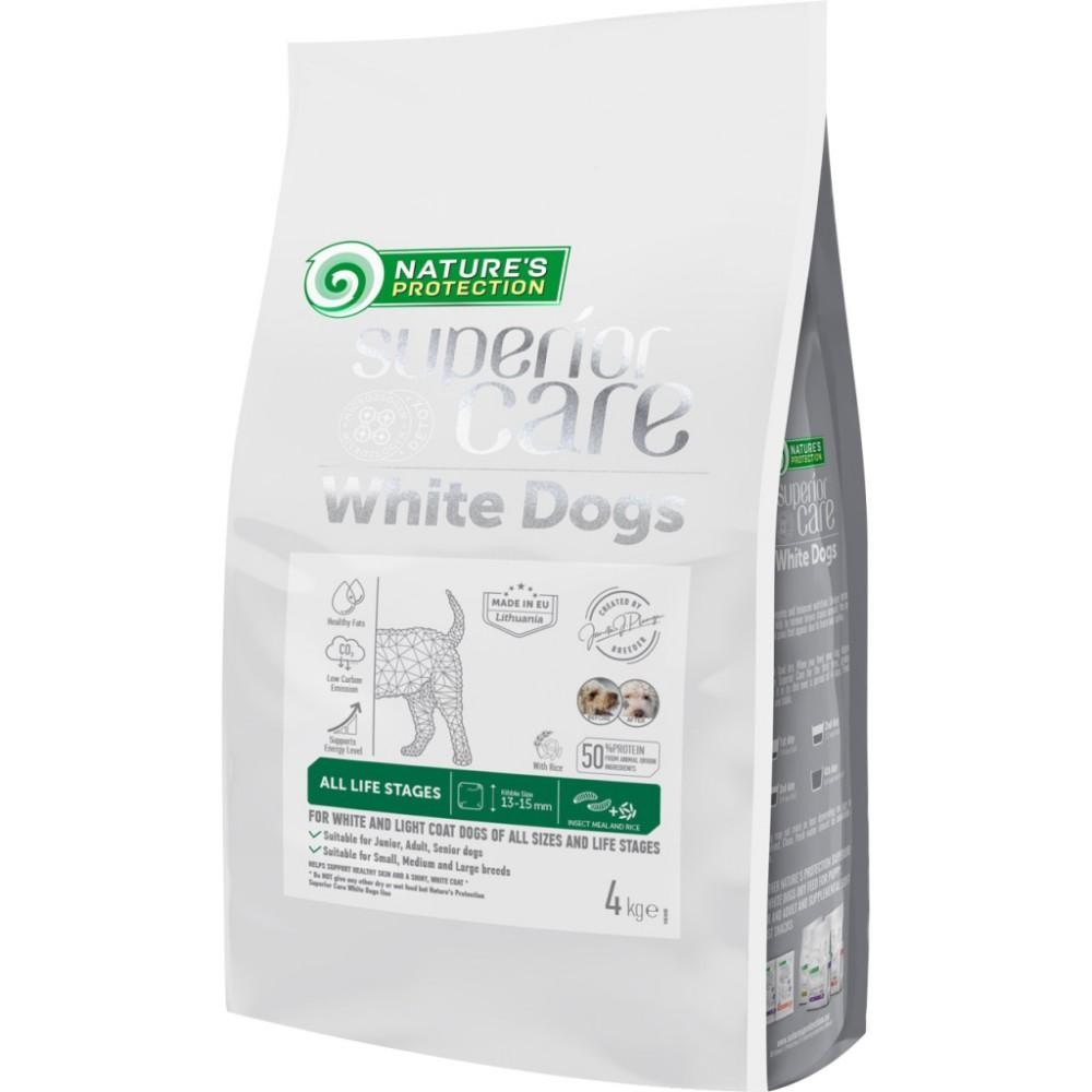 Nature's Protection Superior Care White Dogs Insect All Sizes and Life Stages 4 кг (NPSC47598) - зображення 1