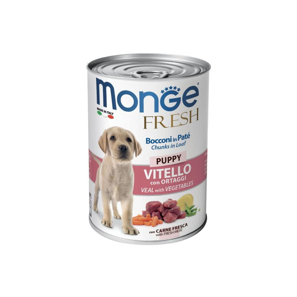 Monge Fresh Puppy телятина з овочами 400 г (8009470014441) - зображення 1