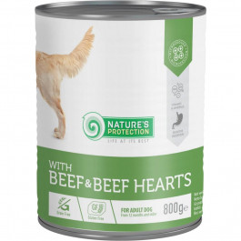 Nature's Protection Beef & Beef Hearts 800 г (KIK45603) (4771317456038)