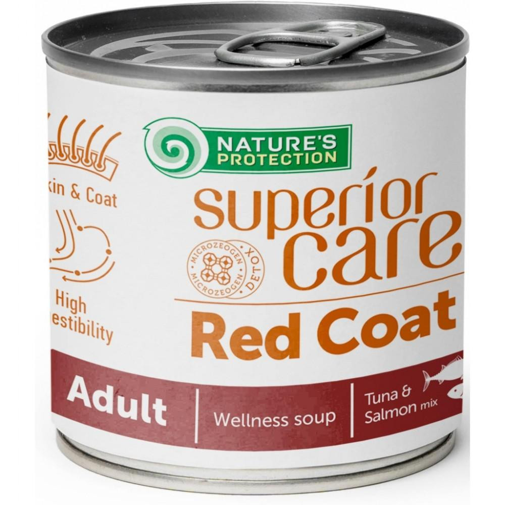 Nature's Protection Superior Care Red Coat All Breeds Adult Salmon and Tuna 140 мл (KIKNPSC63361) - зображення 1