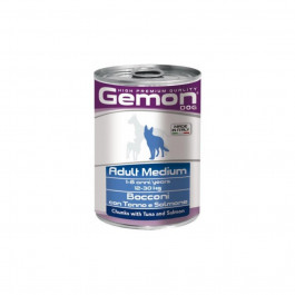 Gemon Wet Medium Adult Chunks Tuna & Salmon 415 г (8009470387880)