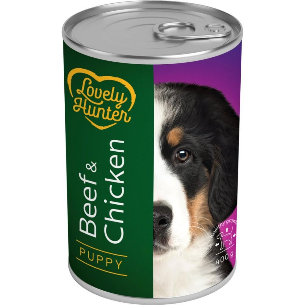 Lovely Hunter Puppy Beef and Chicken 400 г (LHU45358) - зображення 1