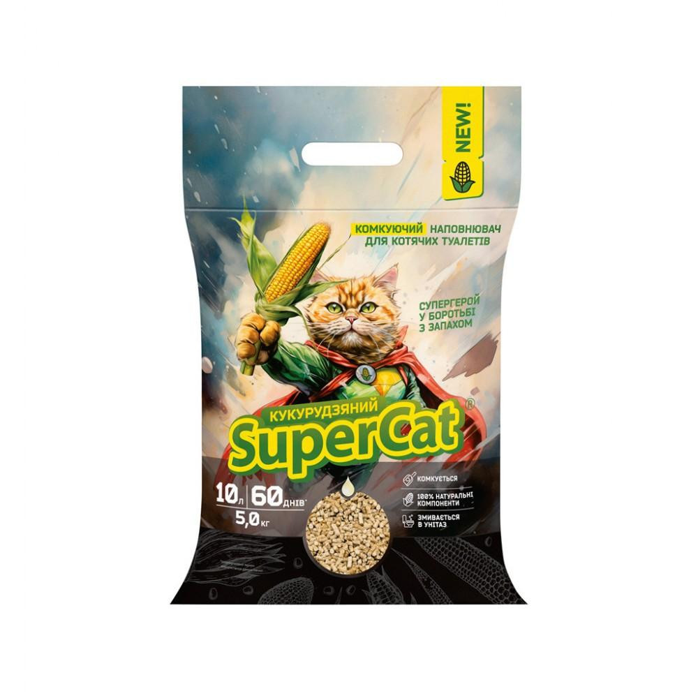 SuperCat кукурудзяний комкуючий 5 кг (3540) - зображення 1