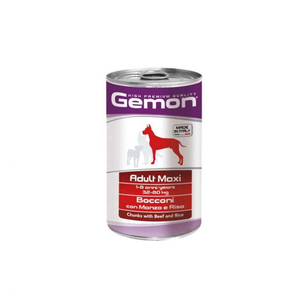 Gemon MAXI Adult Beef/Rice 1250 г (8009470387903) - зображення 1