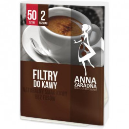 Anna Zaradna Фільтр для кави  №2 50 шт. (5903936019175)