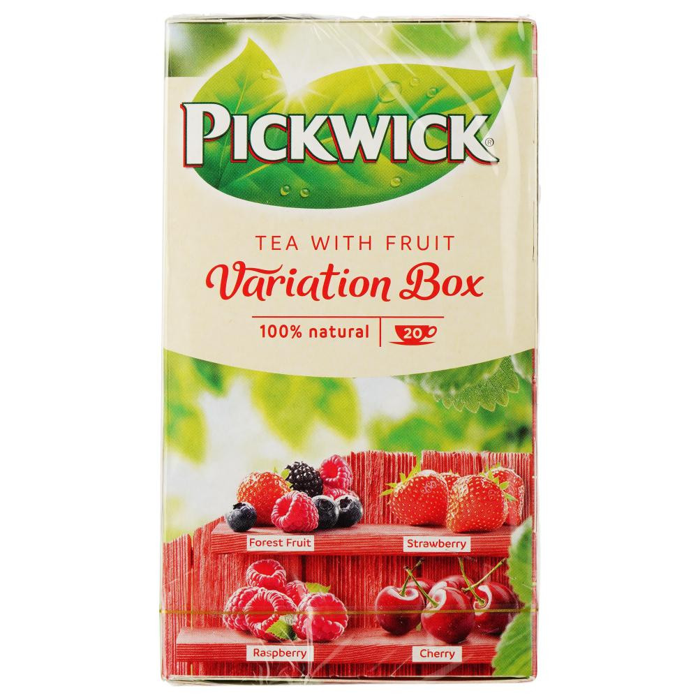 Pickwick Чай чорний  Асорті з ягодами 4*5*1,5 г, 30 г (8711000278789) - зображення 1