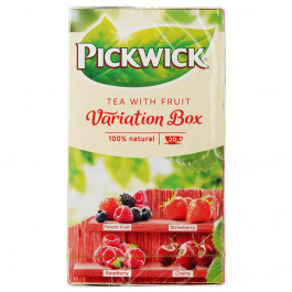 Pickwick Чай чорний  Асорті з ягодами 4*5*1,5 г, 30 г (8711000278789)