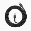 Baseus Cafule Series Type-C PD2.0 60W Flash charge Cable 20V 3A 1m Red black (CATKLF-G91) - зображення 5