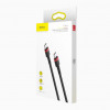 Baseus Cafule Series Type-C PD2.0 60W Flash charge Cable 20V 3A 1m Red black (CATKLF-G91) - зображення 6