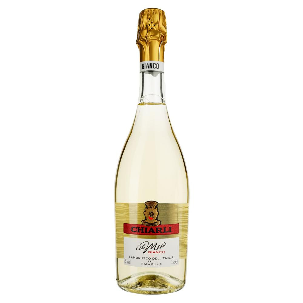 Chiarli Вино ігристе  Lambrusco dell 'Emilia Bianco біле солодке 0,75л 7,5% (8003325003406) - зображення 1
