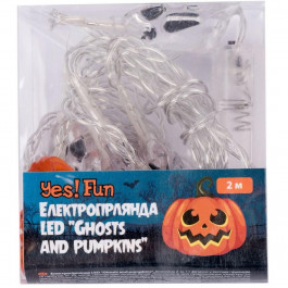 YES! Fun LED Ghosts and Pumpkins 11 фигурок 2 м (801176)