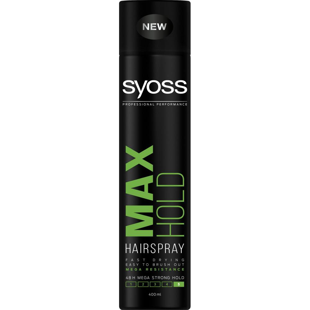 Syoss Max Hold 400 ml Лак для волос Максимальная фиксация 5 (8410436135177) - зображення 1