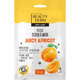 Beauty Derm Маска-скраб для обличчя  Juicy Apricot 10 мл