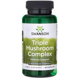 Swanson Грибной комплекс  Triple Mushroom Complex 60 капсул