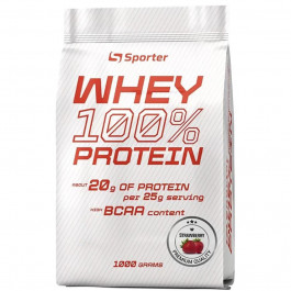 Sporter Whey 100% Protein 1000 g /40 servings/ Strawberry