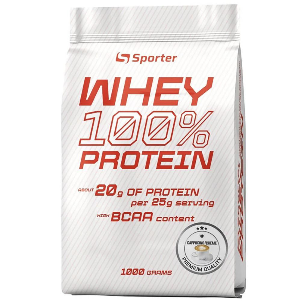 Sporter Whey 100% Protein 1000 g /40 servings/ Cappuccino Creme - зображення 1