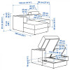 IKEA JATTEBO Модуль 2,5 місний лівий (294.901.02) - зображення 9