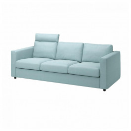IKEA VIMLE Чохол на 3-місний диван, з підголівником/Saxemara світло-блакитний (794.241.57)