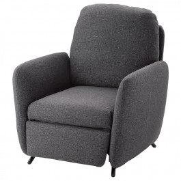 IKEA EKOLSUND Чохол на розкладне крісло Gunnared темно-сірий (004.426.54)