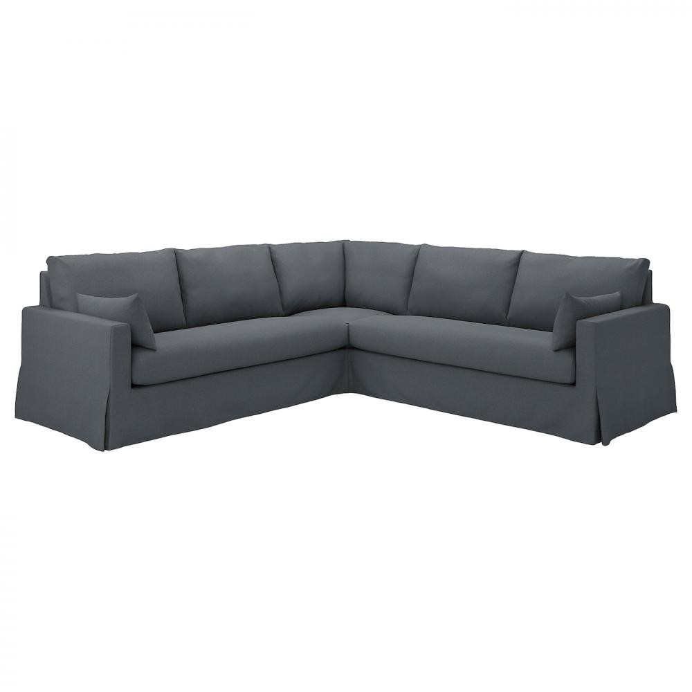 IKEA HYLTARP Чохол на кутовий диван 4-місний Gransel сірий (705.499.15) - зображення 1