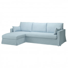IKEA HYLTARP Чохол на 3-місний диван з шезлонгом лівий, Кіланда блідо-блакитний (405.482.72)