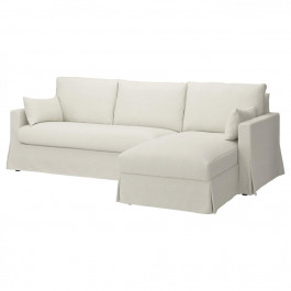 IKEA HYLTARP Чохол на 3-х місний диван з шезлонгом правий Грансель натуральний (205.473.63)